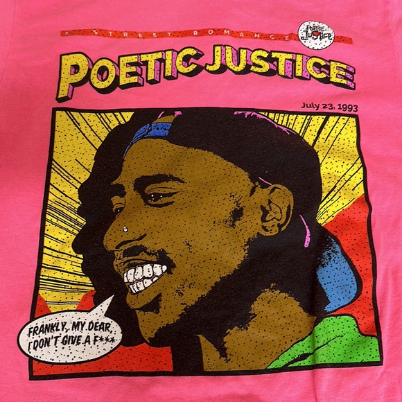 Poetic Justice Tupac T-Shirt - Picture 3 of 5